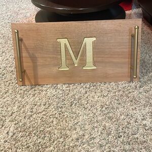 DECORATIVE INITIAL “M” TRAY